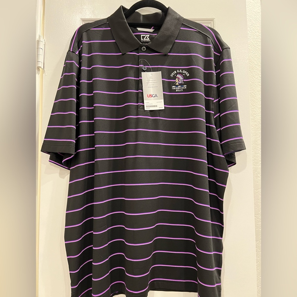 Cutter & Buck Golf shirt with 2018 U.S. Open logo